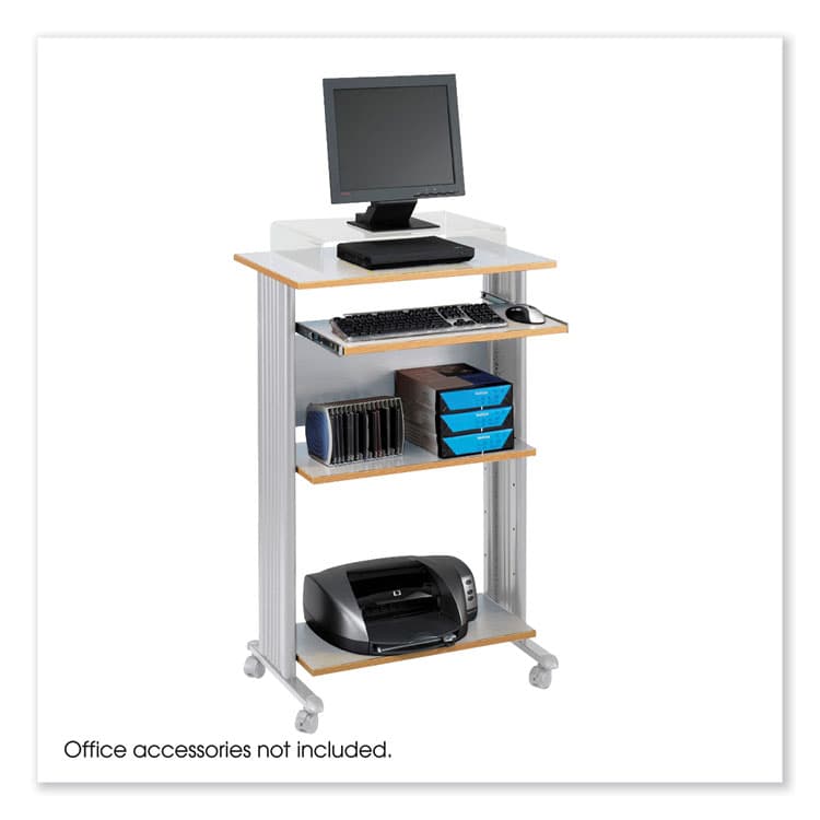 SAFCO PRODUCTS Muv Standing Desk, 29.5" x 22" x 45", Gray (SAF1923GR) thumbnail 3