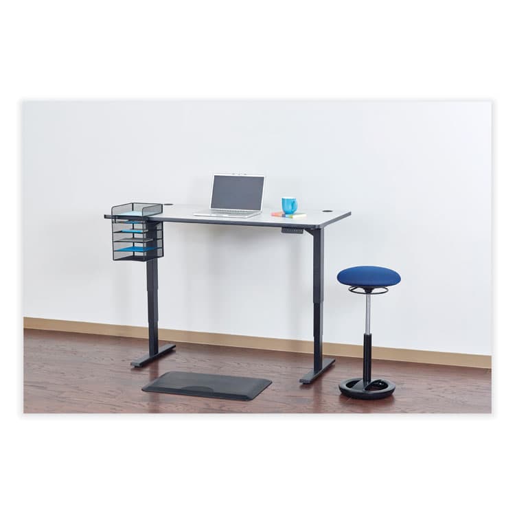 SAFCO PRODUCTS Onyx Horizontal Hanging Storage, 5 Sections, Letter Size Files, 10.25" x 12.4" x 14.4", Black (SAF3240BL) thumbnail 3