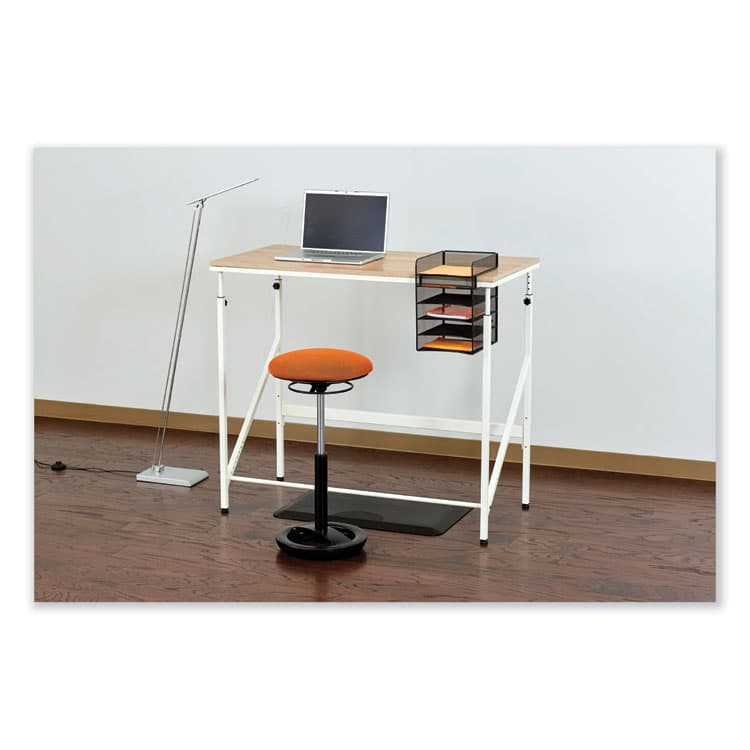 SAFCO PRODUCTS Onyx Horizontal Hanging Storage, 5 Sections, Letter Size Files, 10.25" x 12.4" x 14.4", Black (SAF3240BL) thumbnail 4