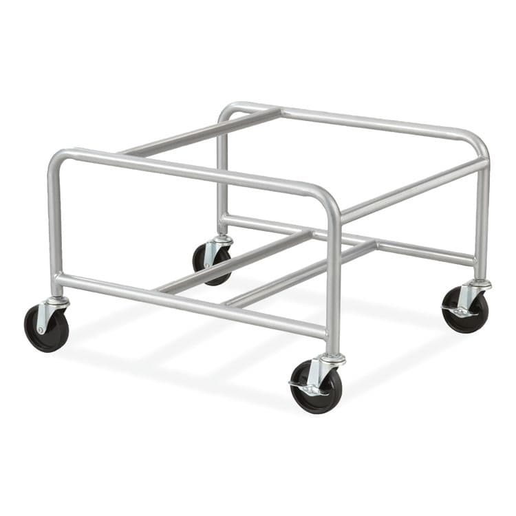 SAFCO PRODUCTS Sled Base Stack Chair Cart, Metal, 500 lb Capacity, 23.5" x 27.5" x 17", Silver (SAF4190SL)