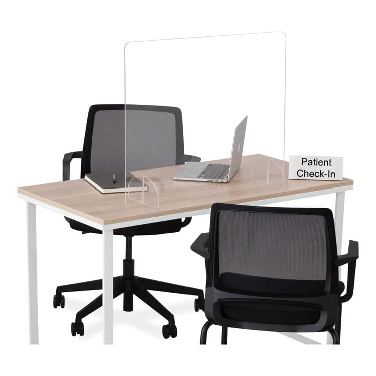 SAFCO PRODUCTS Medina Conference Chair, Supports Up to 300 lb, 17" to 22" Seat Height, Black Seat, Black Back, Black Base (SAF6828BL) thumbnail 4