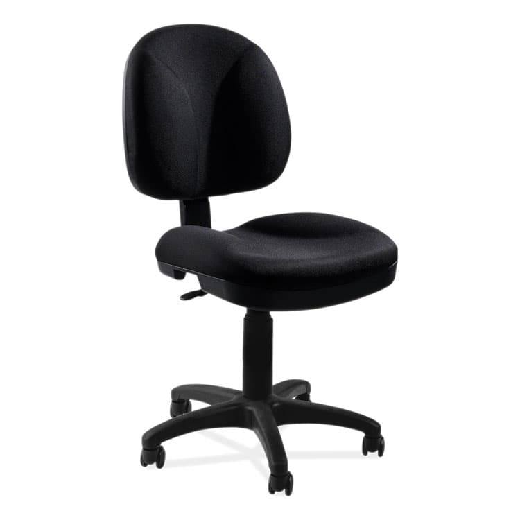 NATIONAL PUBLIC SEATING Comfort Task Chair, Supports Up to 300 lb, 19" to 23" Seat Height, Black Seat, Black Back, Black Base (NPSCTC)