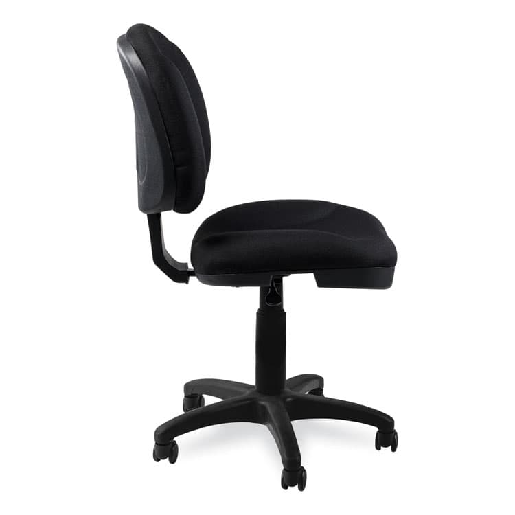 NATIONAL PUBLIC SEATING Comfort Task Chair, Supports Up to 300 lb, 19" to 23" Seat Height, Black Seat, Black Back, Black Base (NPSCTC) thumbnail 3