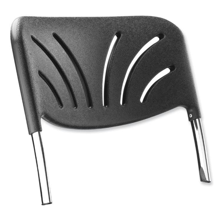 NATIONAL PUBLIC SEATING Backrest for NPS 6600 Series Elephant Z-Stools, 16.25 x 4.5 x 19, Plastic/Steel, Black (NPS6600B) thumbnail 4
