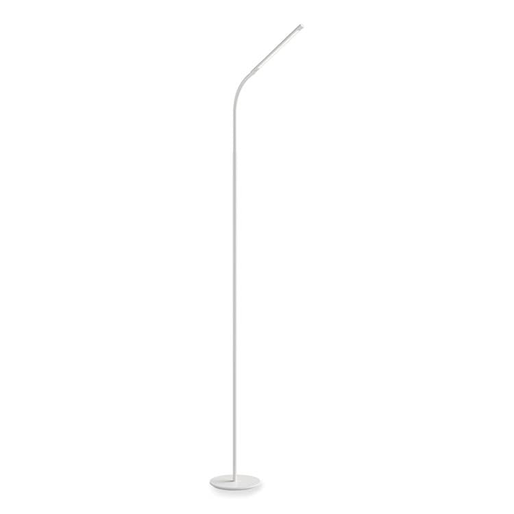 SAFCO PRODUCTS Resi LED Floor Lamp, Gooseneck, 60" Tall, White (SAF1017WH)