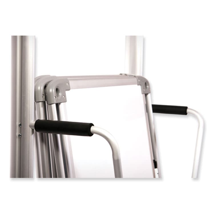 GHENT MANUFACTURING, Nexus Easel Whiteboard, 32" x 76.13", White Surface, Satin Aluminum Frame (GHENEX204EP4FR) thumbnail 2