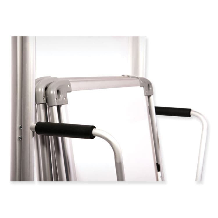 GHENT MANUFACTURING, Nexus Double-Sided Portable Whiteboard Tablet, 27.88" x 27.88", White Surface, Satin Aluminum Frame (GHENEX101TM) thumbnail 2