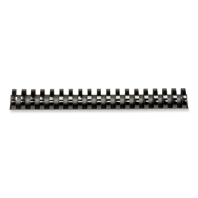 FELLOWES MFG. CO. Plastic Comb Bindings for 11 x 8.5 Documents, 19 Rings, 1.5" (340-Sheet) Capacity, Black, 50/Pack (FEL52368) thumbnail 2