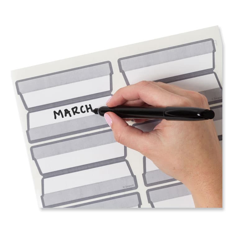 SMEAD MANUFACTURING CO. Colored Hanging File Folders with ProTab Kit, Letter Size, 1/3-Cut, Blue (SMD64210) thumbnail 3