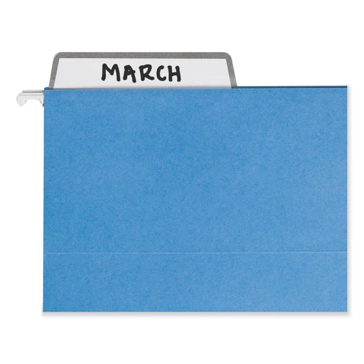 SMEAD MANUFACTURING CO. Colored Hanging File Folders with ProTab Kit, Letter Size, 1/3-Cut, Blue (SMD64210) thumbnail 4