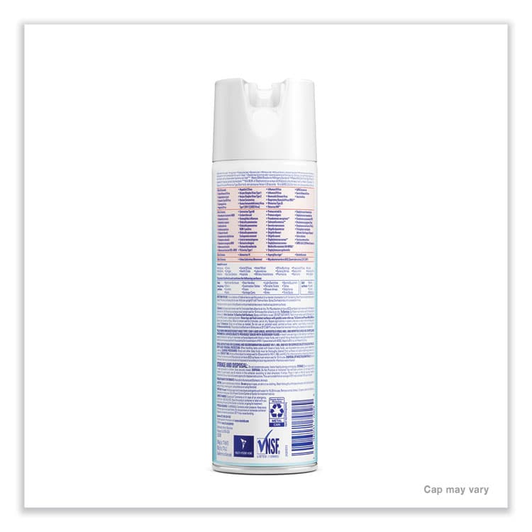 RECKITT BENCKISER Disinfectant Spray, Crisp Linen, 19 oz Aerosol Spray (RAC74828EA) thumbnail 4