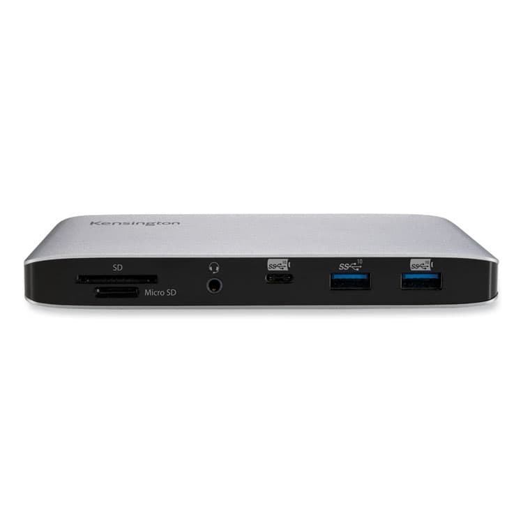 KENSINGTON SD2480T Thunderbolt 3 Dual 4K Docking Station, Silver/Black (KMWK38410NA) thumbnail 2
