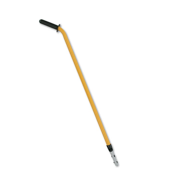 RUBBERMAID COMMERCIAL PROD. HYGEN Quick-Connect Ergo Adjustable Handle, 48" to 72", Black/Yellow (RCPQ760)