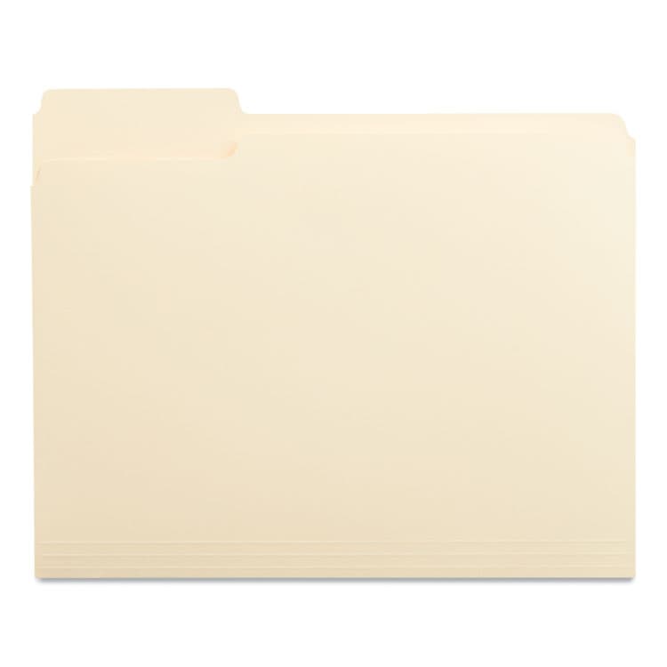 UNIVERSAL OFFICE PRODUCTS Top Tab File Folders, 1/3-Cut Tabs: Left Position, Letter Size, 0.75" Expansion, Manila, 100/Box (UNV12121) thumbnail 3