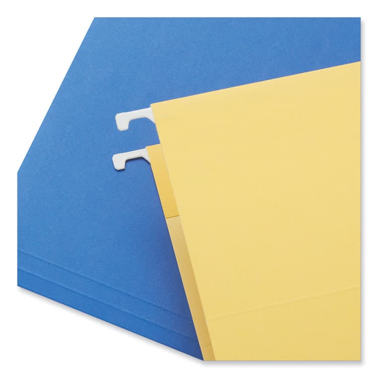 UNIVERSAL OFFICE PRODUCTS Deluxe Bright Color Hanging File Folders, Legal Size, 1/5-Cut Tabs, Assorted Colors, 25/Box (UNV14221) thumbnail 4