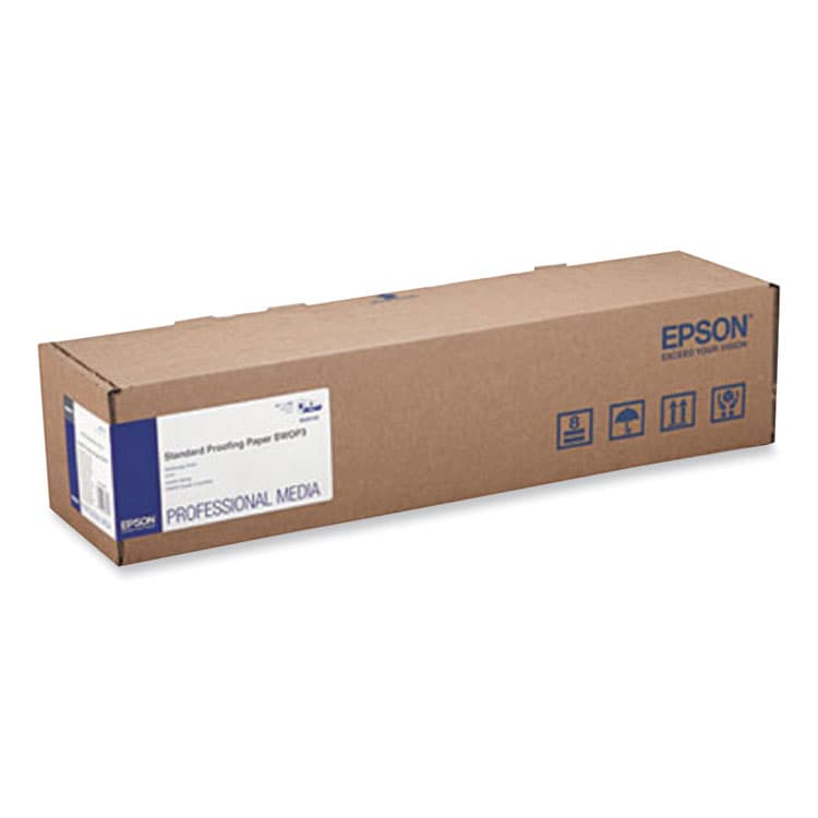 EPSON AMERICA, . Standard Proofing Paper Adhesive, 10 mil, 24" x 100 ft, Semi-Matte White (EPSS045149)