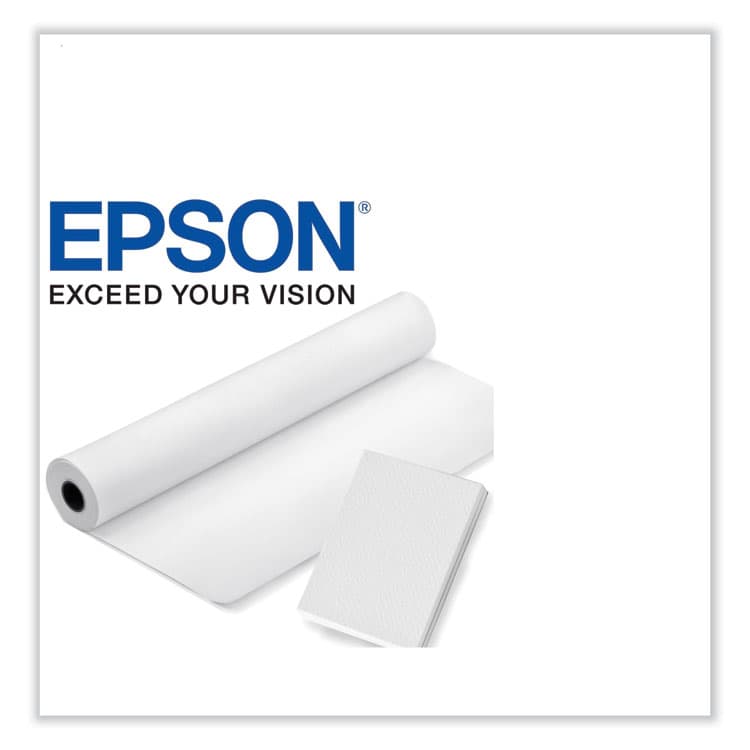 EPSON AMERICA, . Standard Proofing Paper Roll, 9 mil, 24" x 100 ft, Semi-Matte White (EPSS045112) thumbnail 3