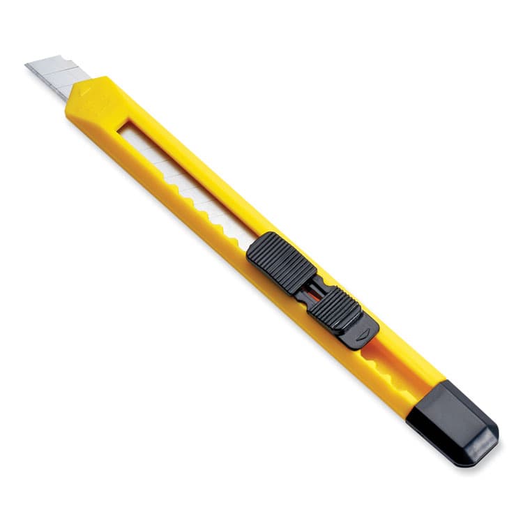 STANLEY BOSTITCH Quick Point Utility Knife, 9 mm Blade, Yellow/Black (SQN10131P)