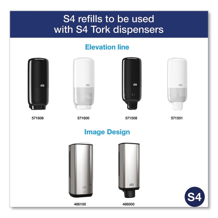 ESSITY Premium Antibacterial Foam Soap Refill, Unscented, 1 L, 6/Carton (TRK401815) thumbnail 3