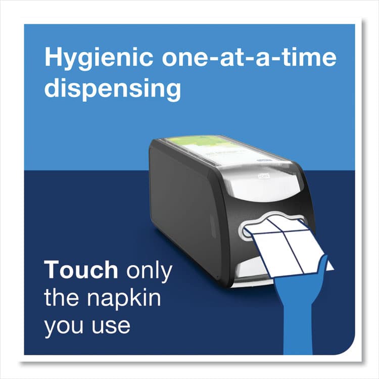 ESSITY Xpressnap Fit Napkin Dispenser, Countertop, 4.8 x 12.8 x 5.6, Black (TRK7432000) thumbnail 4