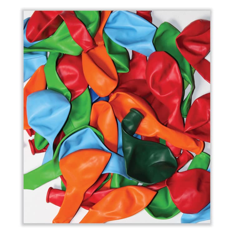 TABLEMATE PRODUCTS, CO. Party Loons Helium Quality Latex Balloons, Assorted Colors, 100/Pack (TBL1200) thumbnail 3