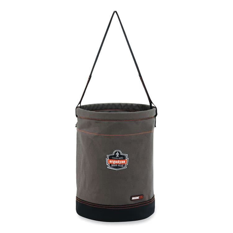 ERGODYNE CORPORATION Arsenal 5930 Web Handle Canvas Hoist Bucket, 150 lb, Gray (EGO14930)