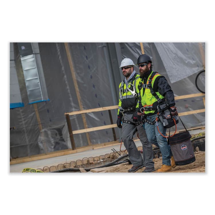 ERGODYNE CORPORATION Arsenal 5930 Web Handle Canvas Hoist Bucket, 150 lb, Gray (EGO14930) thumbnail 2