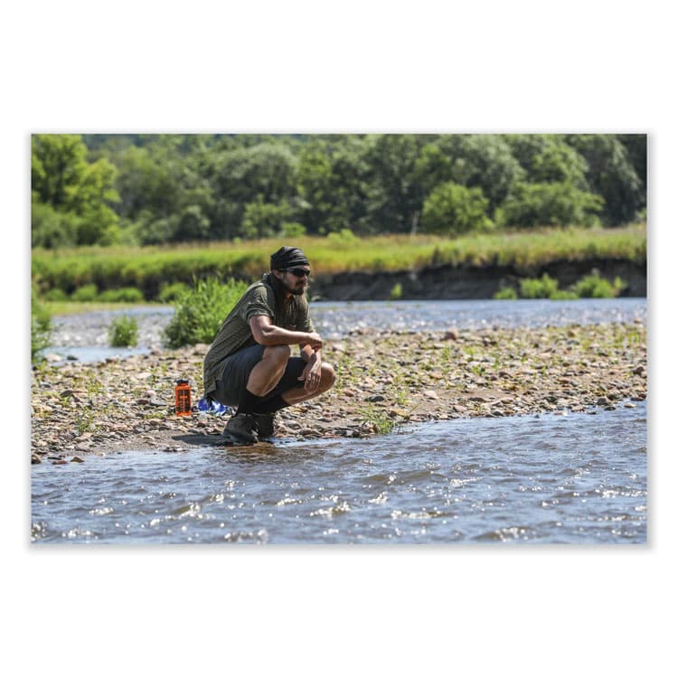 ERGODYNE CORPORATION Chill-Its 6710CT Cooling PVA Tie Bandana Triangle Hat, One Size Fits Most, Camo (EGO12582) thumbnail 2