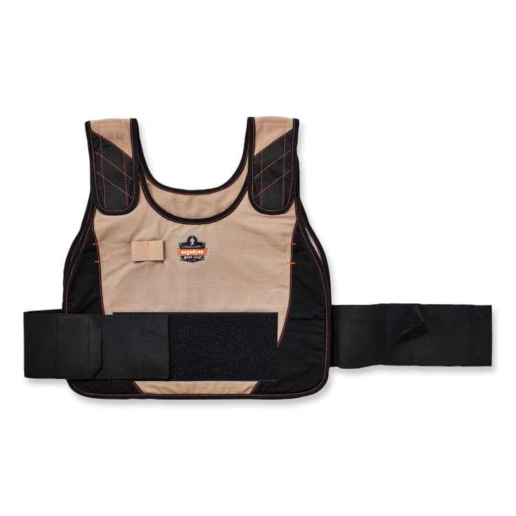 ERGODYNE CORPORATION Chill-Its 6240 Phase Change Cooling Vest Elastic Extenders, 3.5", Black (EGO12208)