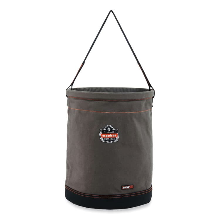 ERGODYNE CORPORATION Arsenal 5935 Extra-Large Web Handle Canvas Hoist Bucket, 150 lb, Gray (EGO14935)