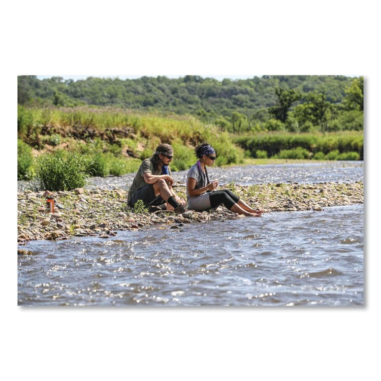 ERGODYNE CORPORATION Chill-Its 6700FR Fire Resistant Cooling Tie Bandana Headband, One Size Fits Most, Blue (EGO12607) thumbnail 3