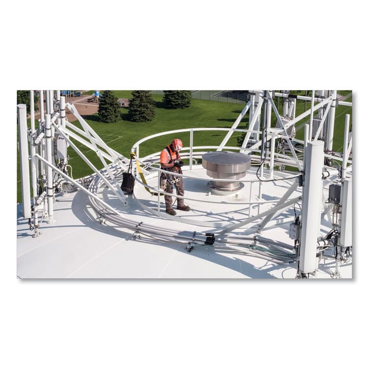 ERGODYNE CORPORATION Arsenal 5945 Extra-Large Swiveling Carabiner Canvas Hoist Bucket, 150 lb, Gray (EGO14945) thumbnail 4