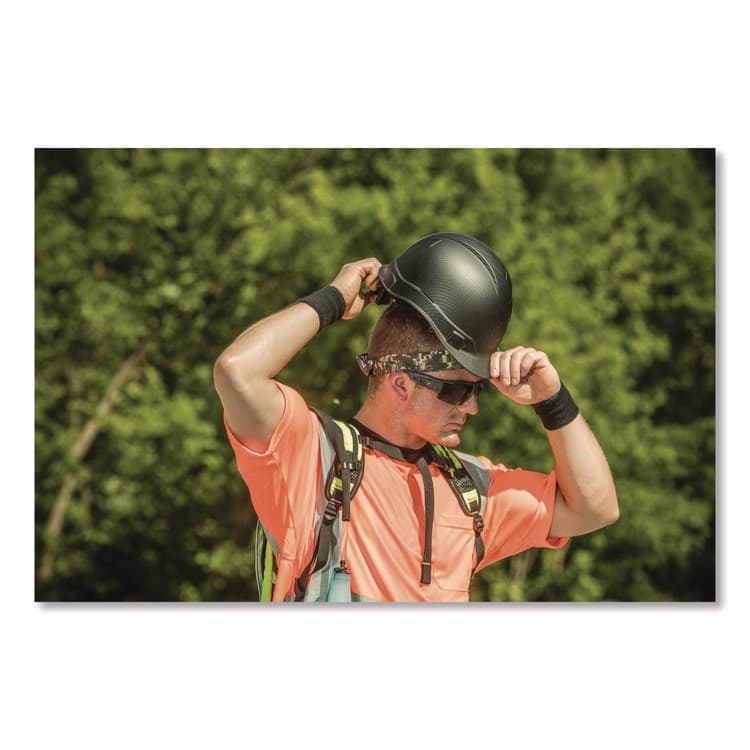 ERGODYNE CORPORATION Chill-Its 6500 Wrist Terry Cloth Sweatband, Cotton Terry, One Size Fits Most, Black (EGO12402) thumbnail 4