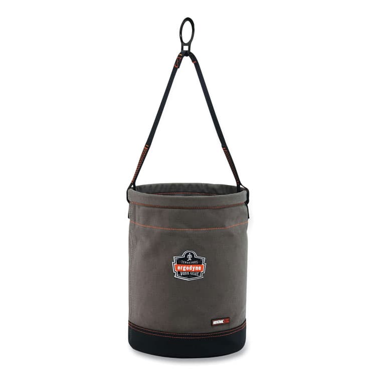 ERGODYNE CORPORATION Arsenal 5960 Canvas Hoist Bucket with D-Rings, 150 lb, Gray (EGO14960)