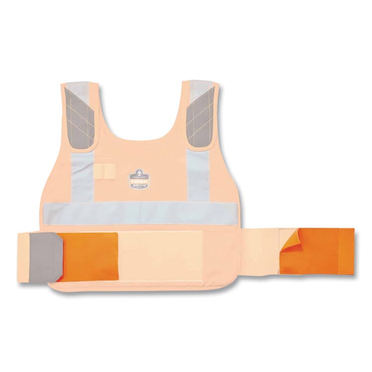 ERGODYNE CORPORATION Chill-Its 6240 Phase Change Cooling Vest Elastic Extenders, 3.5", Orange (EGO12209) thumbnail 4