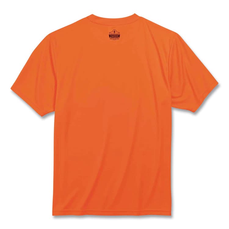 ERGODYNE CORPORATION GloWear 8089 Non-Certified Hi-Vis T-Shirt, Polyester, 5X-Large, Orange (EGO21569) thumbnail 3