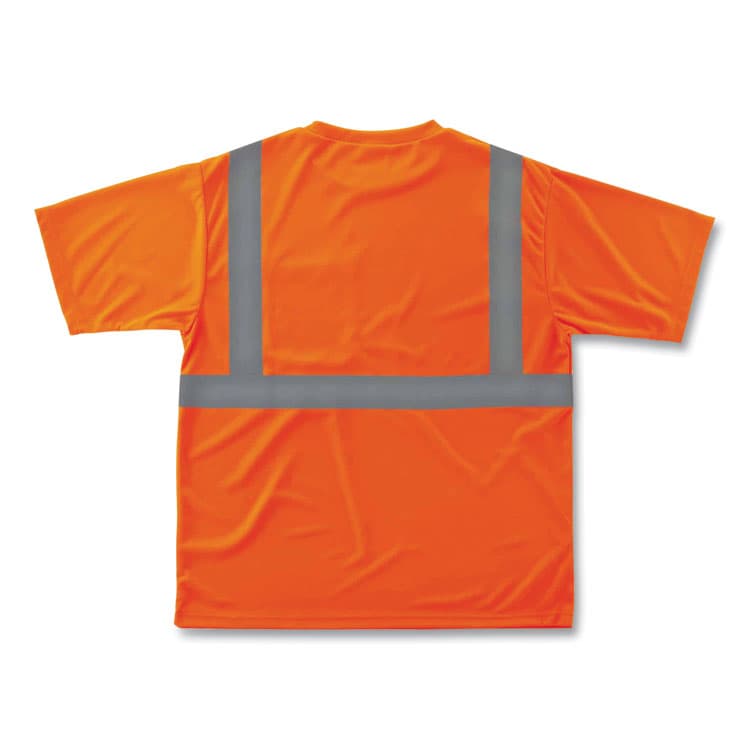 ERGODYNE CORPORATION GloWear 8289 Class 2 Hi-Vis T-Shirt, Polyester, Orange, 5X-Large (EGO21519) thumbnail 3