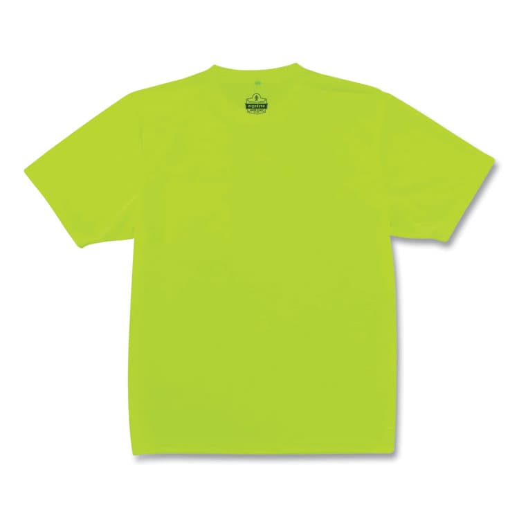 ERGODYNE CORPORATION GloWear 8089 Non-Certified Hi-Vis T-Shirt, Polyester, Large, Lime (EGO21554) thumbnail 2
