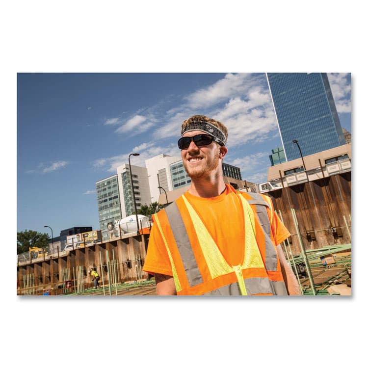 ERGODYNE CORPORATION GloWear 8089 Non-Certified Hi-Vis T-Shirt, Polyester, Small, Orange (EGO21562) thumbnail 3