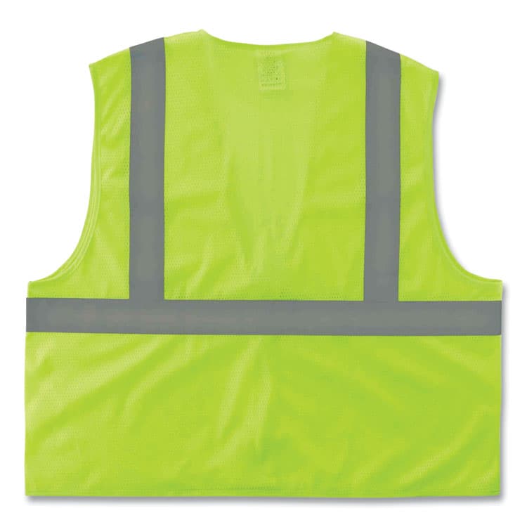 ERGODYNE CORPORATION GloWear 8205Z Class 2 Super Economy Mesh Vest, Polyester, Lime, 2X-Large/3X-Large (EGO20997) thumbnail 3