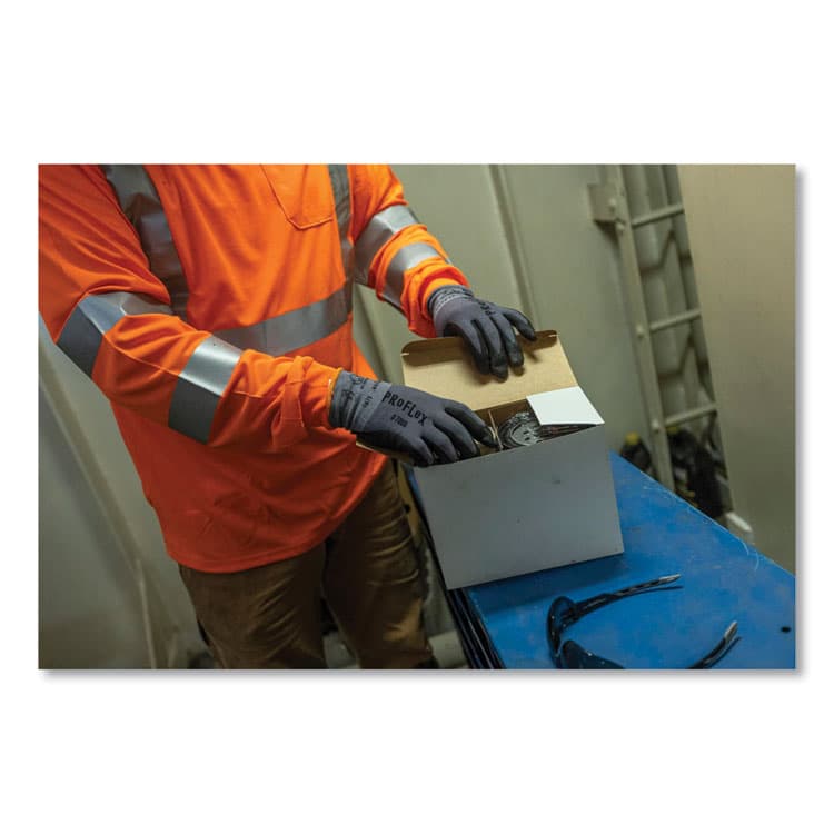 ERGODYNE CORPORATION GloWear 8391 Class 3 Hi-Vis Long Sleeve Shirt, Polyester, Orange, Medium (EGO21713) thumbnail 3