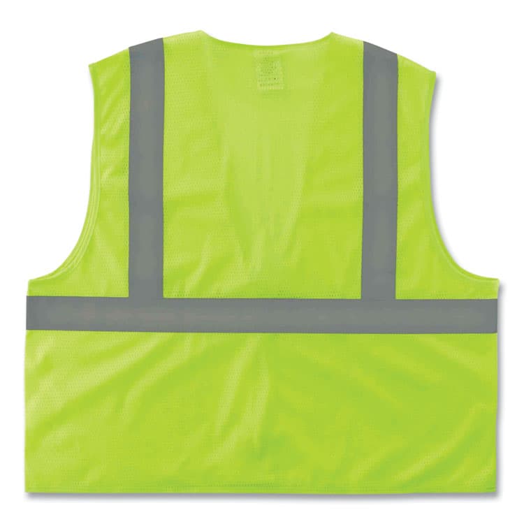 ERGODYNE CORPORATION GloWear 8205Z Class 2 Super Economy Mesh Vest, Polyester, Lime, Large/X-Large (EGO20995) thumbnail 2