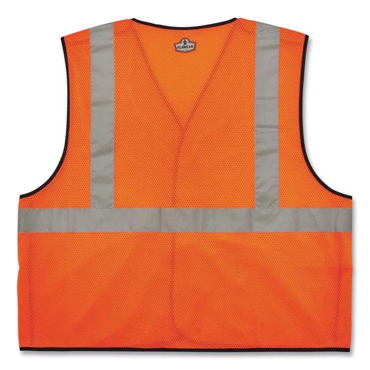 ERGODYNE CORPORATION GloWear 8216BA Class 2 Breakaway Mesh ID Holder Vest, Polyester, 2X-Large/3X-Large, Orange (EGO21087) thumbnail 3