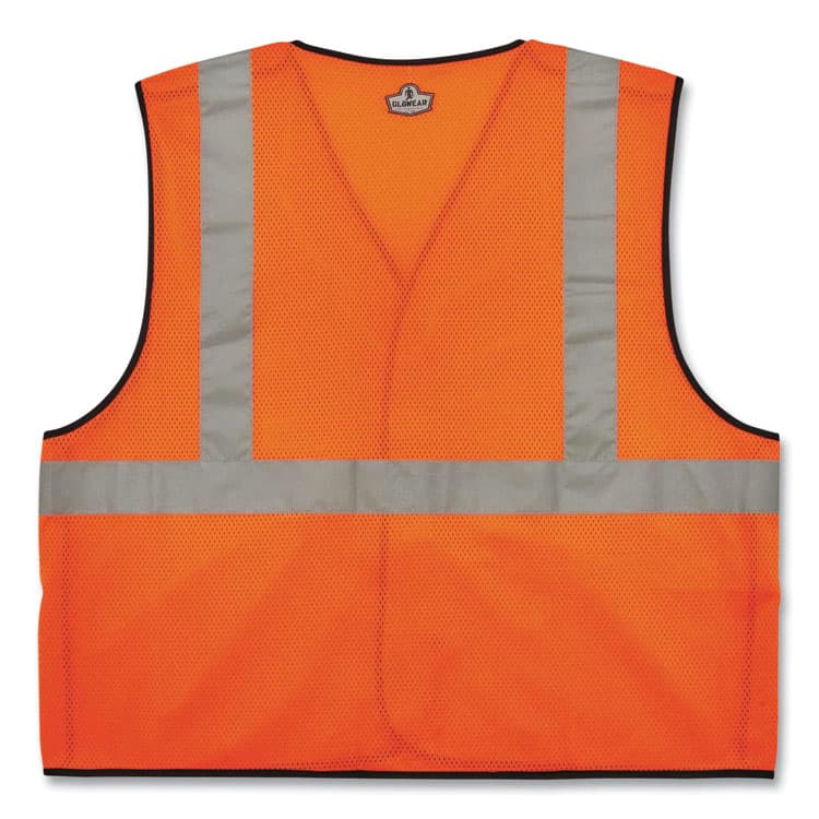 ERGODYNE CORPORATION GloWear 8216BA Class 2 Breakaway Mesh ID Holder Vest, Polyester, 4X-Large/5X-Large, Orange (EGO21089) thumbnail 3