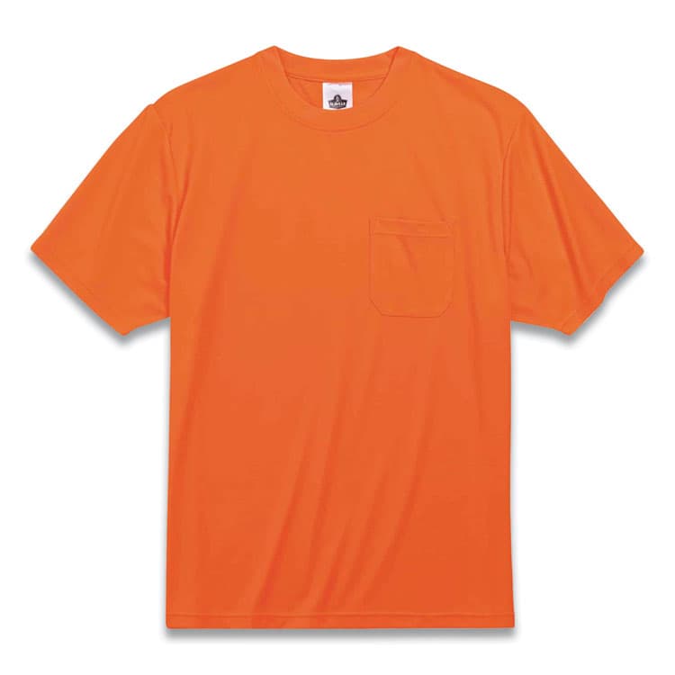 ERGODYNE CORPORATION GloWear 8089 Non-Certified Hi-Vis T-Shirt, Polyester, X-Large, Orange (EGO21565)