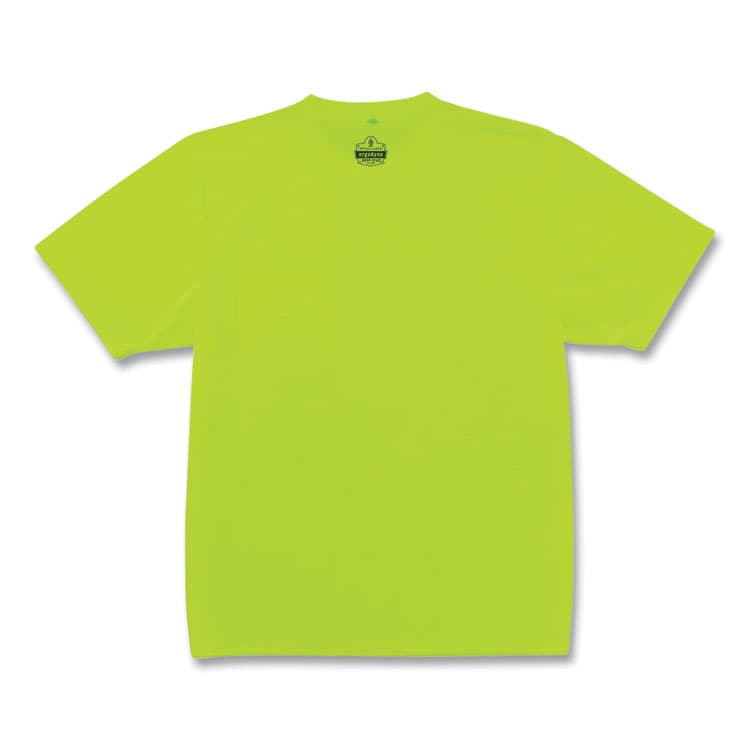 ERGODYNE CORPORATION GloWear 8089 Non-Certified Hi-Vis T-Shirt, Polyester, X-Large, Lime (EGO21555) thumbnail 3