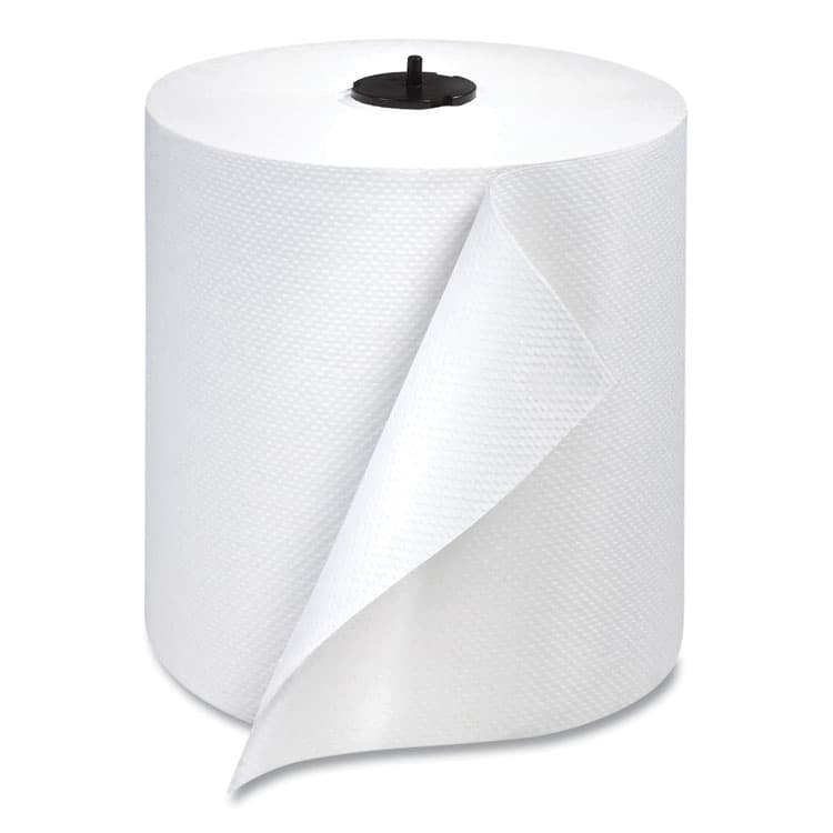 ESSITY Paper Wiper Roll Towel, 1-Ply, 7.68" x 1,150 ft, White, 4 Rolls/Carton (TRK291380)