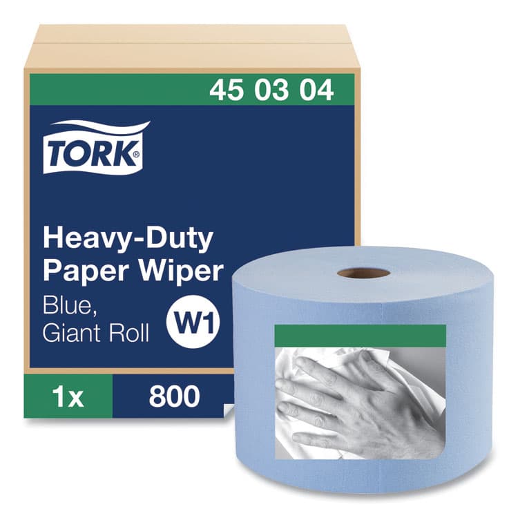 ESSITY Heavy-Duty Paper Wiper, 1-Ply, 11.1" x 800 ft, Blue (TRK450304) thumbnail 2