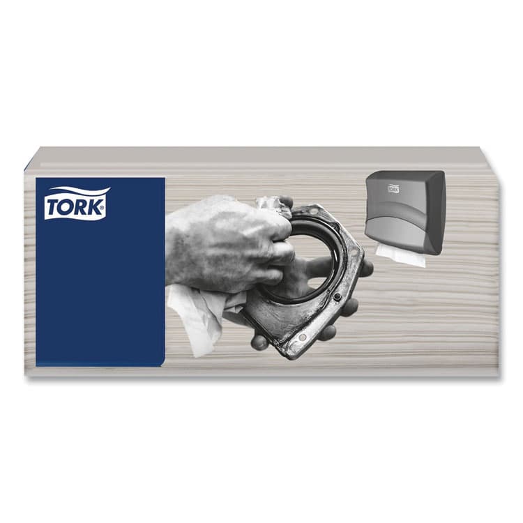 ESSITY Industrial Cleaning Cloths, 1-Ply, 16.34 x 14, Gray, 120 Wipes/Pack, 4 Packs/Carton (TRK520681)