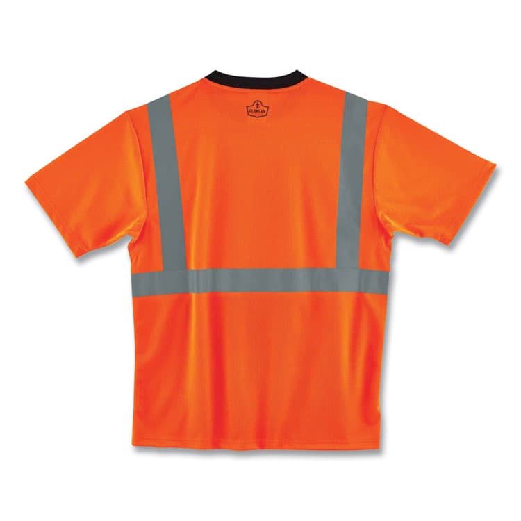 ERGODYNE CORPORATION GloWear 8289BK Class 2 Hi-Vis T-Shirt with Black Bottom, 4X-Large, Orange (EGO22518) thumbnail 4